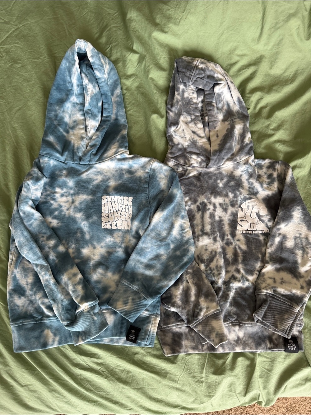 (2) The Little Surfer Dude Hoodies